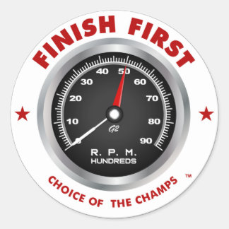 G2 "FIRST FINISH" Auswahl der Champs Stickers