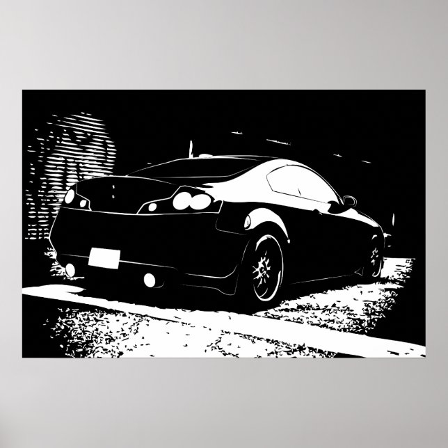 G35 Abbildung "Parkstruktur hinten" Poster (Vorne)