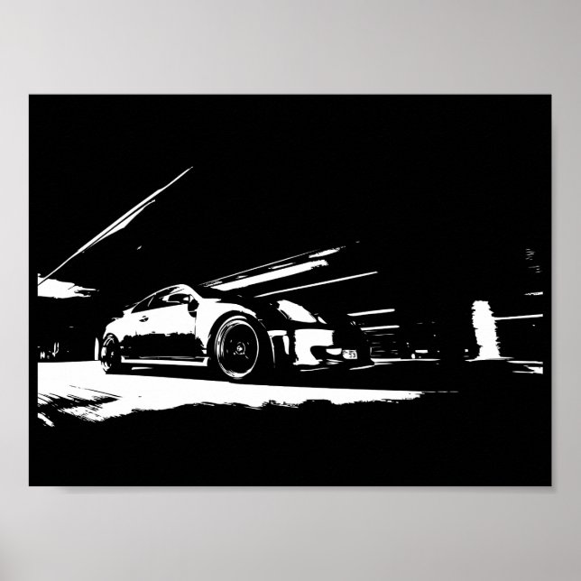 G35-Rollschuh (CUSTOM) Poster (Vorne)