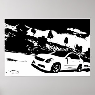 G35 Sedan Side shot Poster