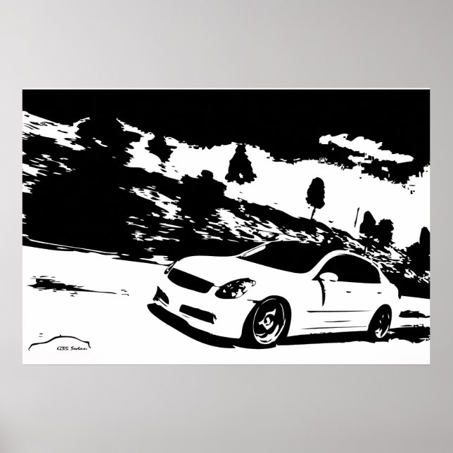 G35 Sedan Side shot Poster (Vorne)