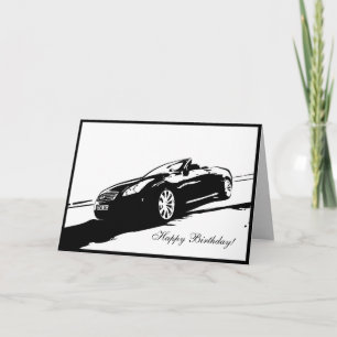 G37 Konvertible Car - Geburtstagskarte Karte