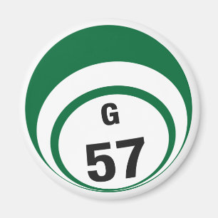 G57-Bingo-Ball-Kühlschrankmagnet Magnet