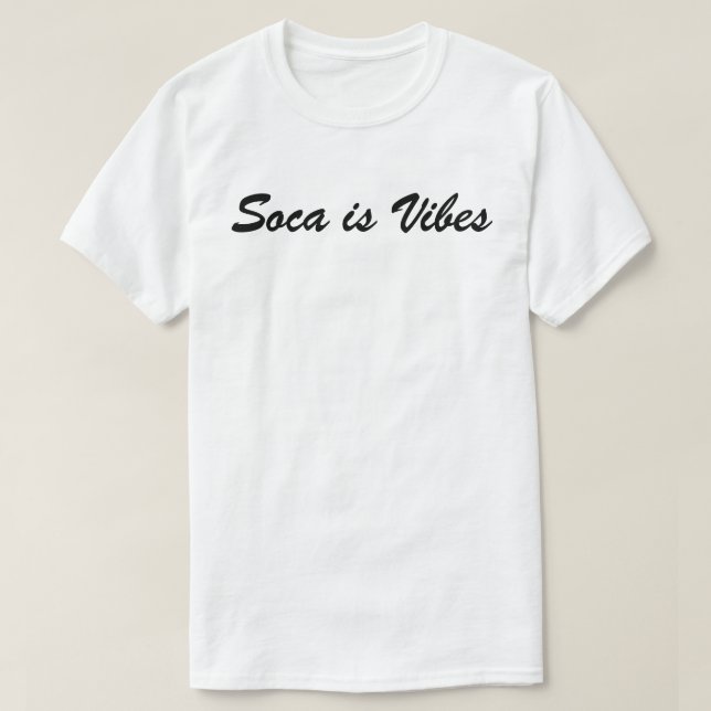 G6 Produktion Soca ist Vibes T-Shirt (Design vorne)