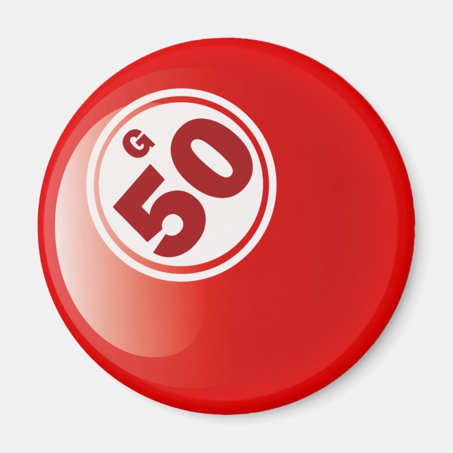 G 50 BINGO BALL MAGNET (Vorne)