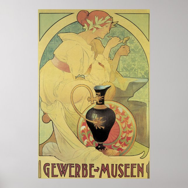 G Abegg Gewerbe Museen Poster (Vorne)