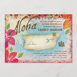 g| Aloha Luau Einladung