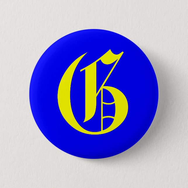 G - ALTES ENGLISCH BUTTON (Vorderseite)