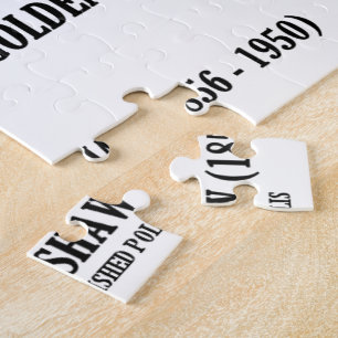 G. B. Shaw Golden Rule No Golden Rules Zitat Puzzle