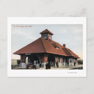 G Bahndepot Postkarte