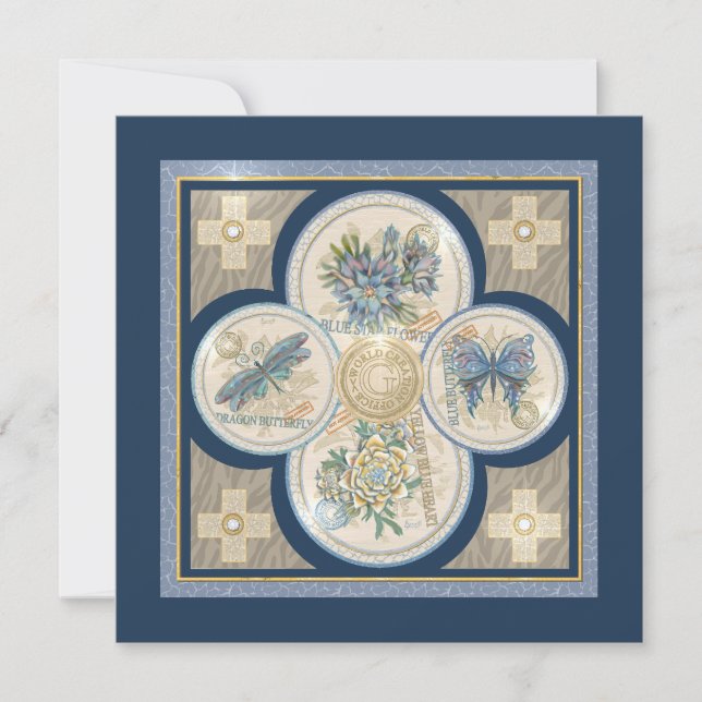 G Blankokarte für das Kreationsbüro Feiertagskarte (Vorderseite)