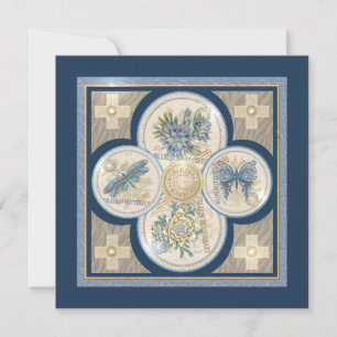 G Blankokarte für das Kreationsbüro Feiertagskarte