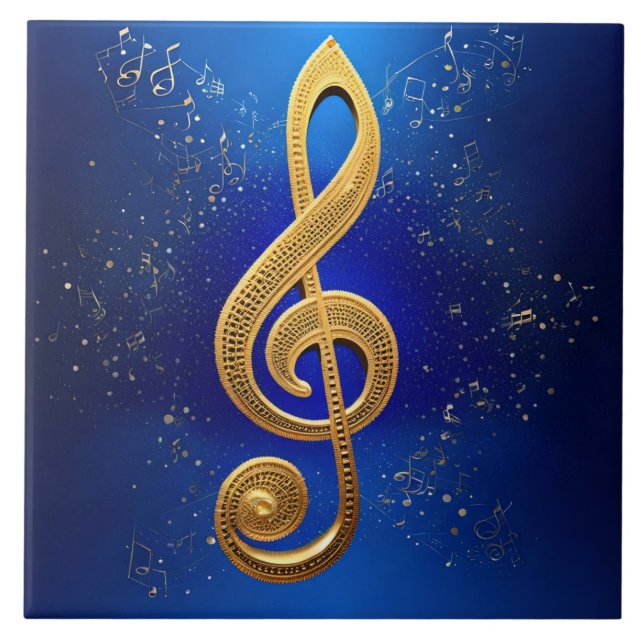 G-Clef Fliese (Vorderseite)