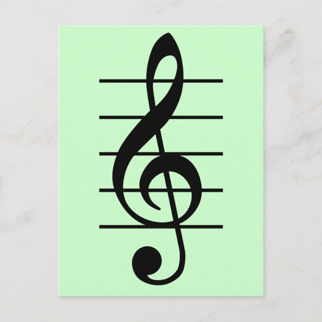 G clef postkarte (Vorderseite)