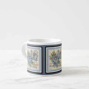 G Creation Büro blaue Blume Espressotasse