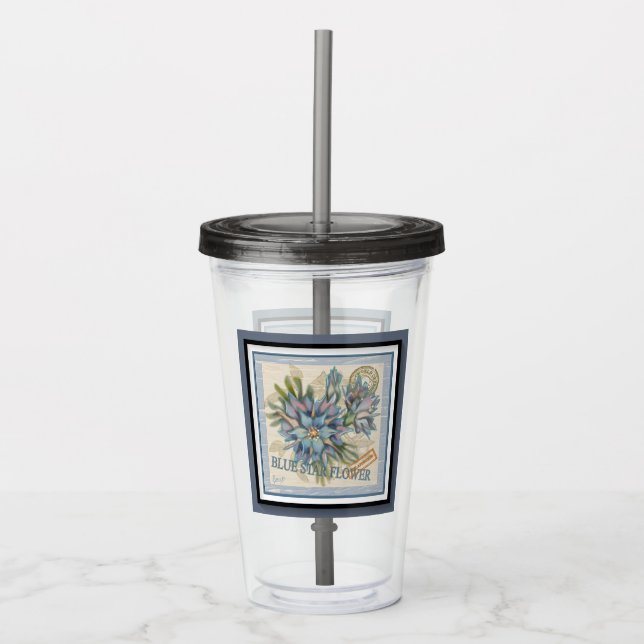 G Creation Office-Blume Acryltrinkbecher (Vorderseite)