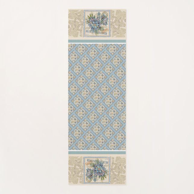 G Creation Office-Blume Yogamatte (Vorderseite)