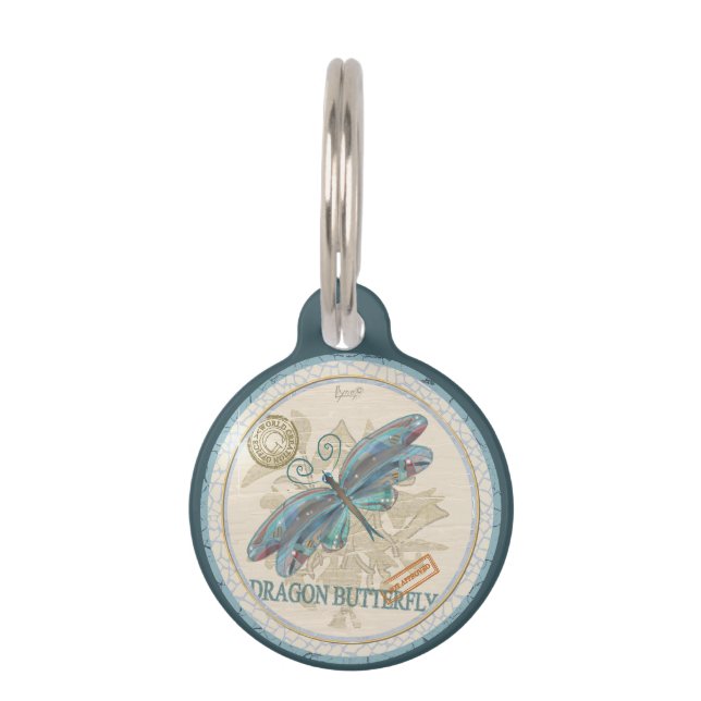 G Creation Office Dragonfly Haustiermarke (Vorderseite)