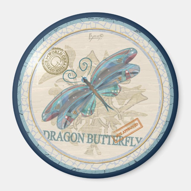 G Creation Office Dragonfly Magnet (Vorne)