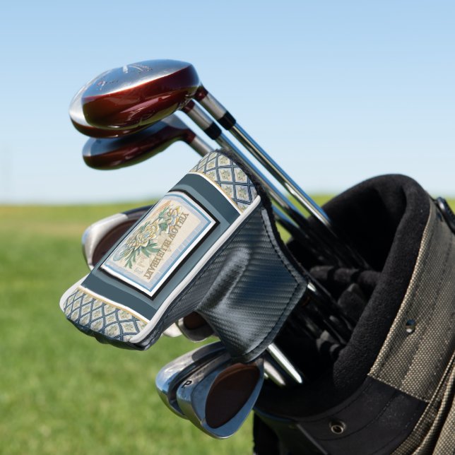 G Creation Office gelbe Blume Golf Headcover (In Situ)