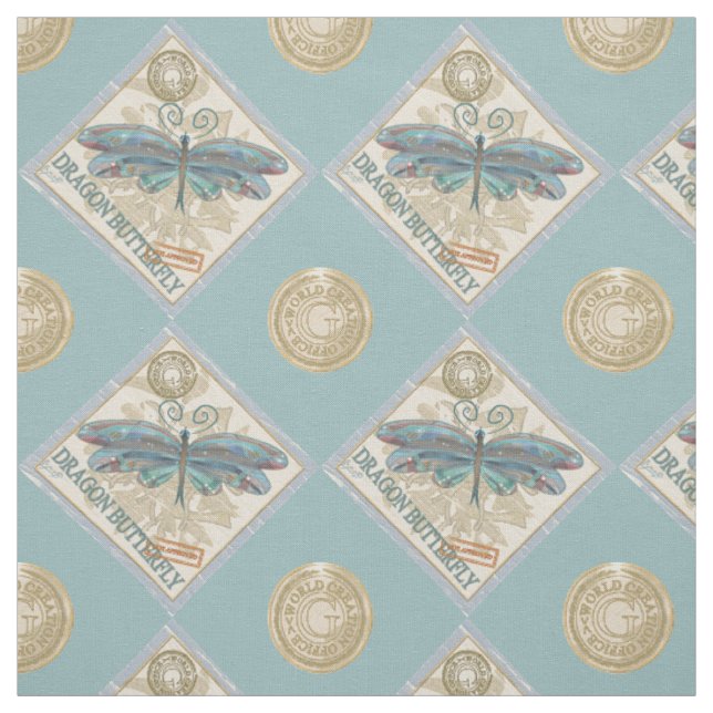 G Creation Office Libelle Stoff (Muster)