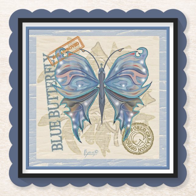 G Creation Office Schmetterling Untersetzer (Vorderseite)