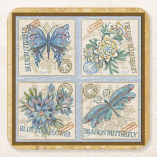 G Einrichtung Rechteckiger Pappuntersetzer