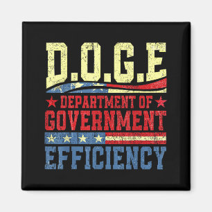 g.g.e Doge Department of Government Efficiency U Magnet