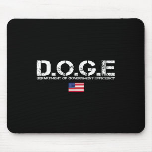 g.g.e Doge Department of Government Efficiency U Mousepad