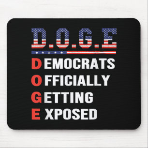 g.g.e Doge Department of Government Efficiency U Mousepad