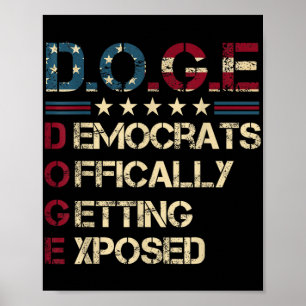 g.g.e Doge Department of Government Efficiency U Poster
