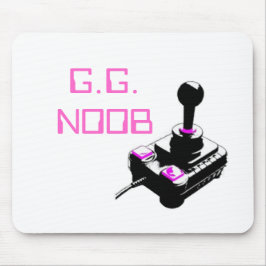 G.G. NOOB Retro Steuerknüppel-Mausunterlage Mousepad