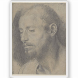 G.G. Savoldo - Studie des Leiters eines Barteten Aufkleber