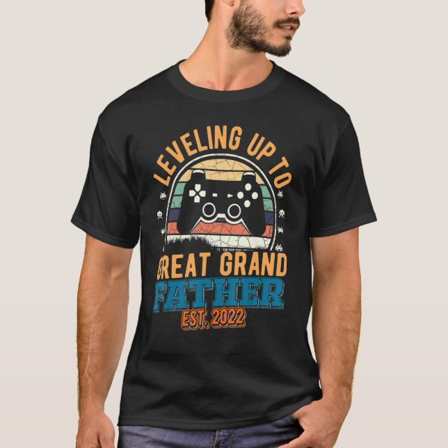 G Großvater Gaming Gamer Großes Grab T-Shirt (Vorderseite)