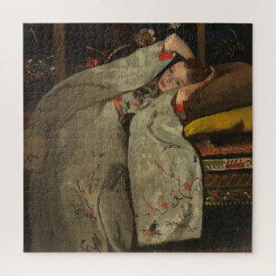 G.H. Breitner, Girl in einem weißen Kimono - sch Puzzle