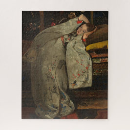 G.H. Breitner, Mädchen im weißen Kimono - Kunst Puzzle