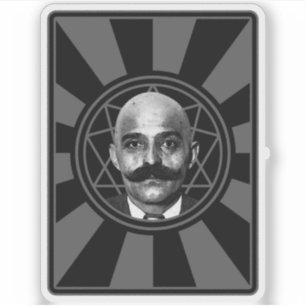 G.I. Gurdjieff The Magus - v2 (grau) Aufkleber