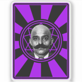G.I. Gurdjieff The Magus - v2 (lila) Aufkleber