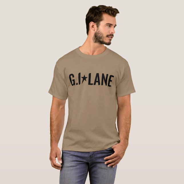 G.I.Lane Luftwaffen-Stand-T-Shirt T-Shirt (Vorne ganz)