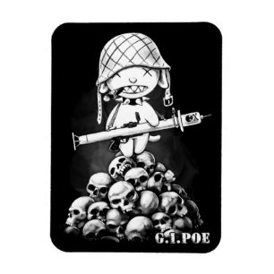G.I. Poe - Ein wirklicher Zombie-Held - Magnet