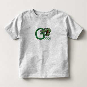 G ist für Alligator Kleinkind T-shirt