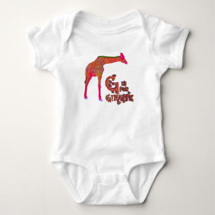 G ist für Giraffe-Baby Säugling Strampler