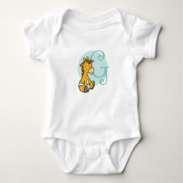 G ist für Giraffe Baby Strampler