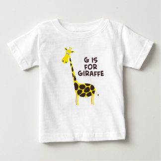 G ist für Giraffe Baby T-shirt