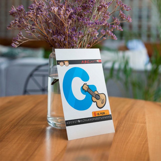 G ist für Gitarre Einladung (Von Creator hochgeladen)