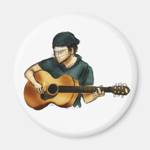 G ist für Gitarre Magnet