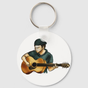 G ist für Gitarre Schlüsselanhänger