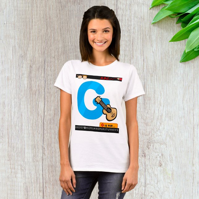 G ist für Gitarre T-Shirt (Von Creator hochgeladen)
