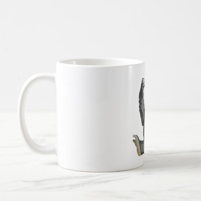 G ist für Gorilla Female Kaffeetasse (Links)