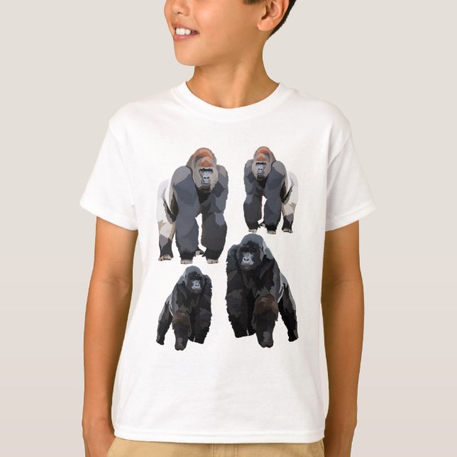 G ist für Gorilla T-Shirt (Vorderseite)
